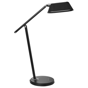 Candeeiro de secretária LED leonis com regulador de intensidade preto