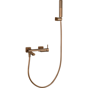 Kit banheira/duche monocomando toscana ouro rosa escovado [ imex® ]