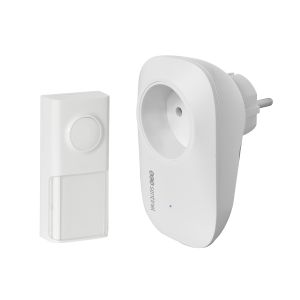 Scs sentinel - campainha sem fios sem bateria - plug-in -ecobell 100 plug