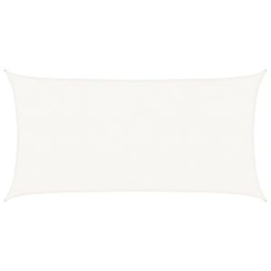Para-sol estilo vela 160 g/m² 2,5x5 m pead branco