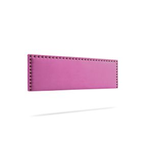 Cabeceira estofada modena aqualine 210x55x8 cm - fúcsia - moonia
