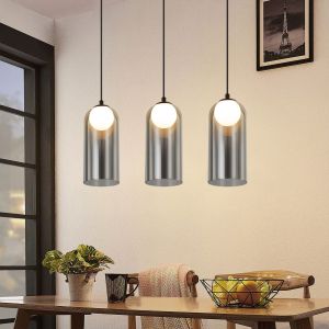 Nettlife luminária de pendurar g9 preto e cinza 151.5x12