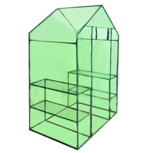 Estufa com acesso greenhouse com 4 prateleiras