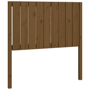 vidaXL cabecero de cama madera maciza pino marrón miel 95,5x4x100 cm