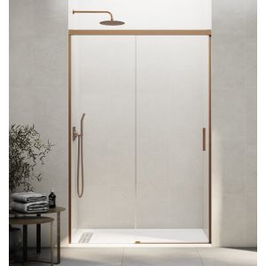 Divisória frontal basic fixo + deslizante transparente cobre 135cm