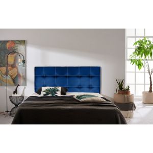 Cabecero iris polipiel azul 100