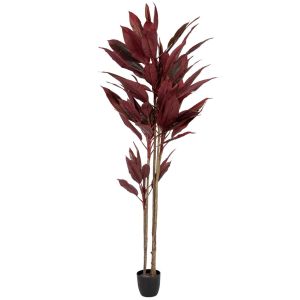 Cicas decorativo artificial rojo 90x90x210