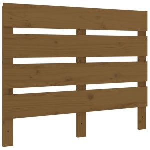 vidaXL cabecero madera maciza de pino marrón miel 75x3x80 cm