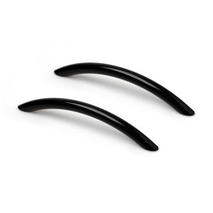 Rei | 2 puxadores pretos modelo 158 cc 128 mm para cozinha