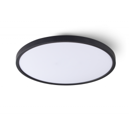 Lâmpada de teto LED 48w cct 3000k-4200k-6000k, Ø60cm, moldura preta