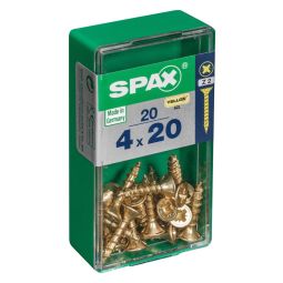 Tirafondo cabeza plana yellox - s - 4x20 mm