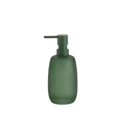 Dispensador de vidro verde fosco