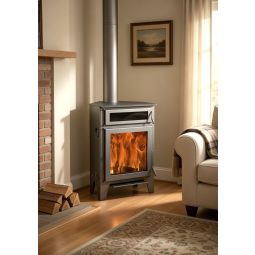 Fogão a lenha de canto  R5 com forno de potência máxima - 11 kW / 85%