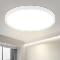 Nettlife conduziu a luz de teto 24w 4000 k 30cm quarto diâmetro plano