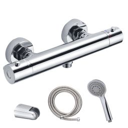 Kibath torneira chuveiro com sistema chuveiro termostático orte chrome