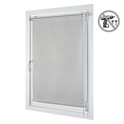 Estores opaco easyfix estore de rolo instalação sem furar cinza 60x180 cm