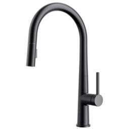 Misturador de cozinha - cecipa max - preto - duchinha extraível 40cm - rota