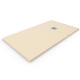 Base de duche em resina extraplano. Beige 80x120cm