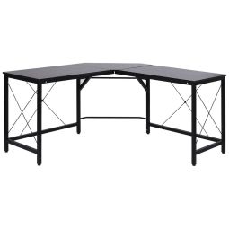 Secretária em forma de l 150x150x76 cm Homcom, escritório - secretárias
