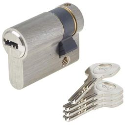 Fechadura meio cilindro - yale - yc1000+ - 30x10 mm - 6 pinos - 4 chaves re