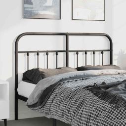 Cabeceira de cama 150 cm metal preto ewg9303