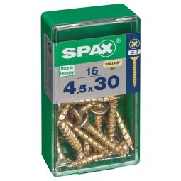 Vis - spax - tête fraisée - aço - diâmetro 4.5 mm - comprimento 30 mm - lot