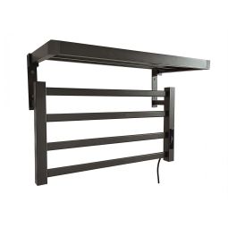 Toalheiro elétrico com estante ntw-09 55w painel táctil