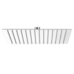 Chuveiro - inox - quadrado 30x30 cm - cromado - anti-cálcio - ajuste 360°