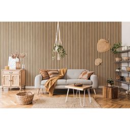 Friso em pvc Alist bege castanho 260x37,5 cm