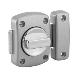 Fechadura automática epóxi prateada 40mm