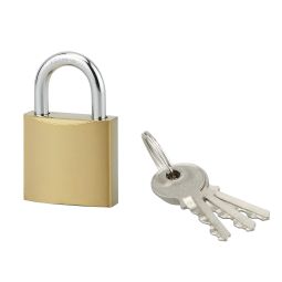 Cadeado de aço com três chaves 30mm