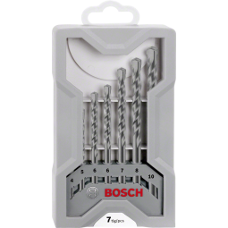 Conjunto de brocas para pedra e betão X-Pro 7 unidades Bosch