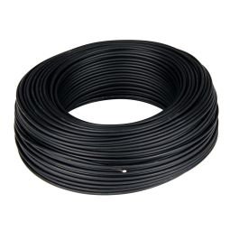 H07V-U 1x1,5mm rolo de cabo preto 100m