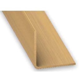 ÂNGULO DE PVC CARVALHO 100 X 3 X 3 cm