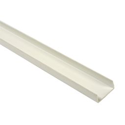 PERFIL EM “U” PVC BRANCO 10 X 21 mm - 1 m