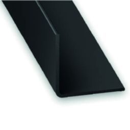 ÂNGULO DE PVC PRETO 260 X 2 X 2 cm