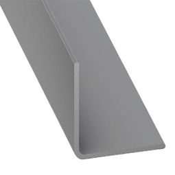 Ângulo pvc cinzento 260 x 2 x 2 cm