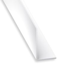ÂNGULO DESIGUAL PVC BRANCO 20 X 30 MM