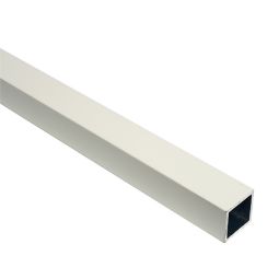 TUBO QUADRADO DE ALUMÍNIO BRANCO 20 X 20 X 1,5 mm - 2 m