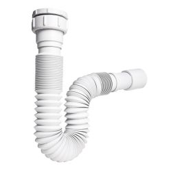 SIFÃO EXTENSIVEL ABS BRANCO 40 -50 MM
