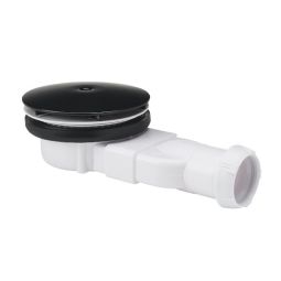 VÁLVULA ESTRA-PLANA BLACK TOUCH PARA BASE DE DUCHE WIRQUIN