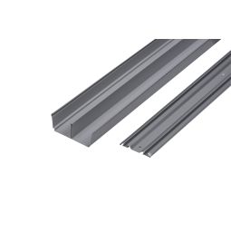 Pack 2 guias deslizantes cinza 270 cm