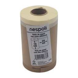 Rolo de papel com fita adesiva 10cmx20m
