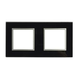 KALIA PLACA DUPLA DE VIDRO PRETO