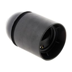 Casquilho E27 preto