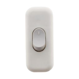 Interruptor plano de passagem 2A branco