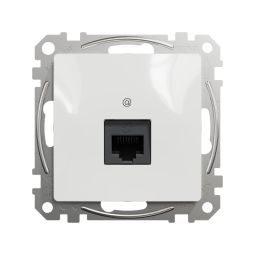 Tomada RJ45 categoria 6 UTP branca