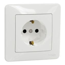 Tomada de corrente New Sedna branco