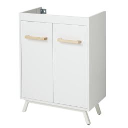 Móvel de casa de banho Ladoga cor branco 60x45cm