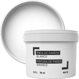 Tinta para paredes branco 2,5 l